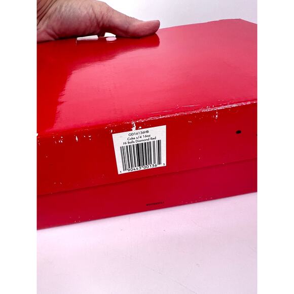 Coca-Cola Coca Cola Hi Ball Diamond Red Print Glass - Set of 4 NEW IN BOX - Picture 7 of 8